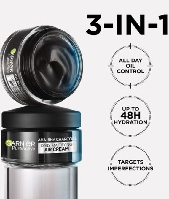 Garnier 3 in 1 Charcoal Air Cream