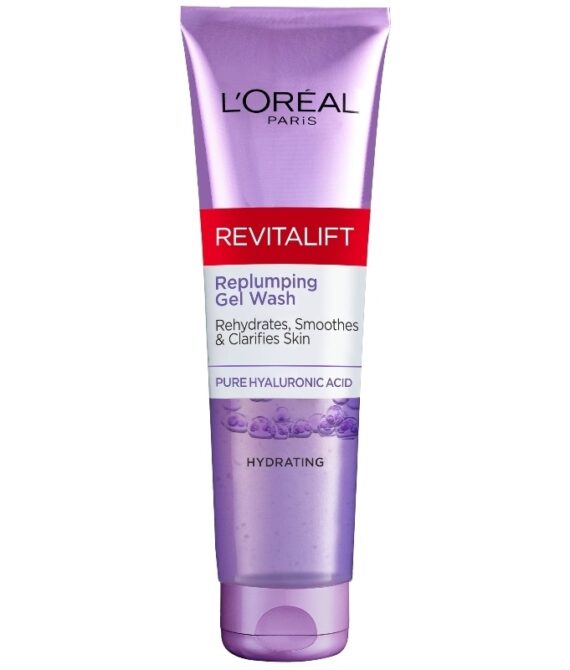 Loreal Revitalift Replumping Gel Wash.